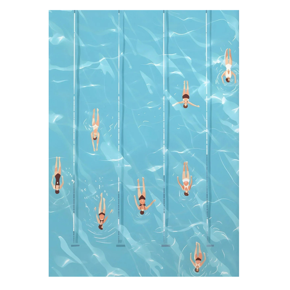 Nordische Sommer Wandkunst