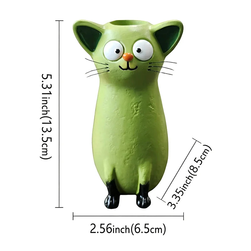 Katzenvase mit Glasur – Ansicht 9
