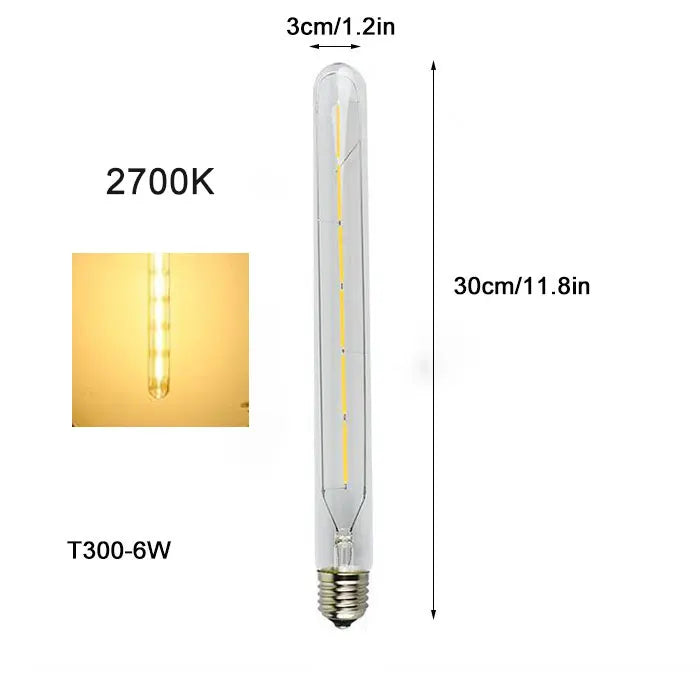 LED Filament Light Bulb T300