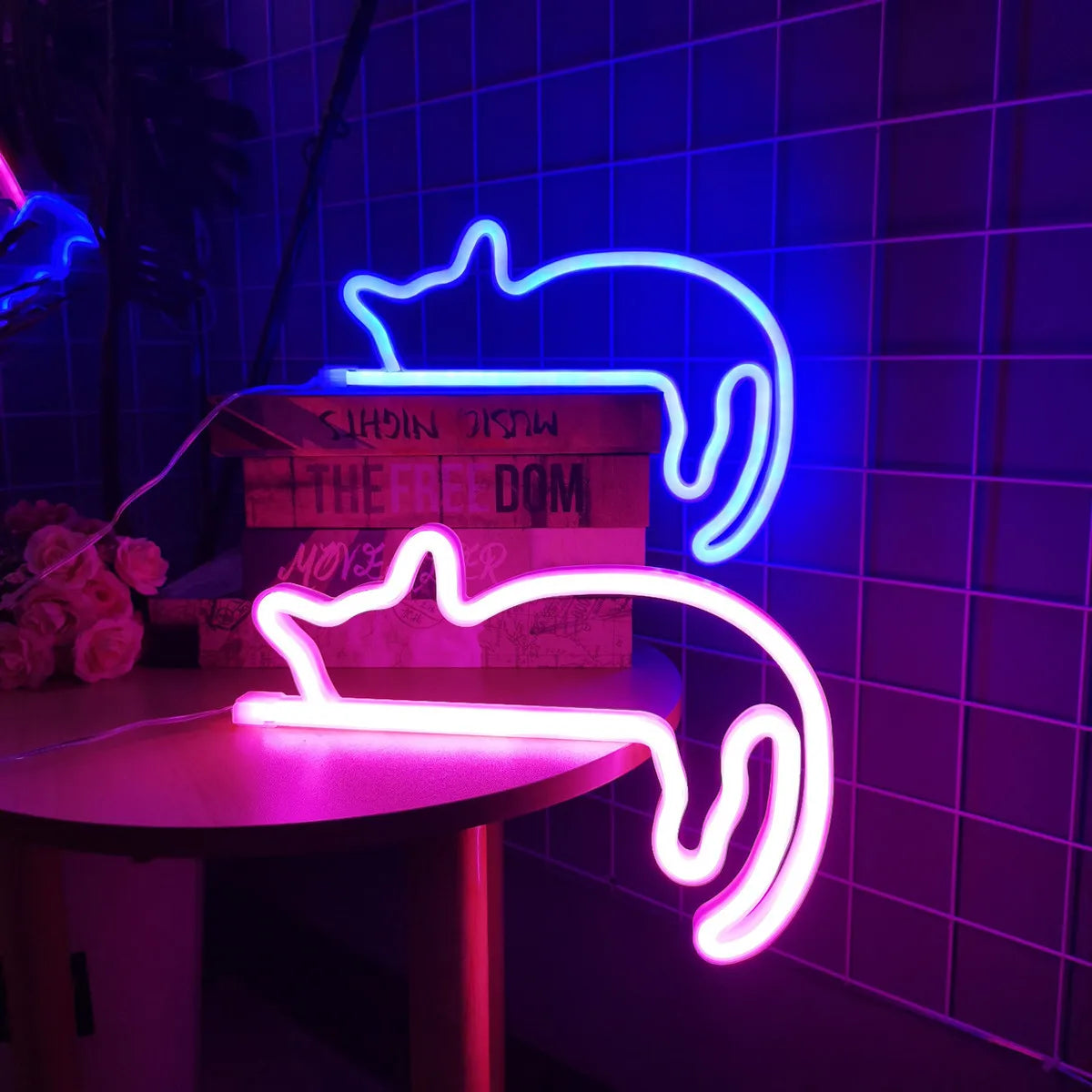 Cat LED Neon Sign