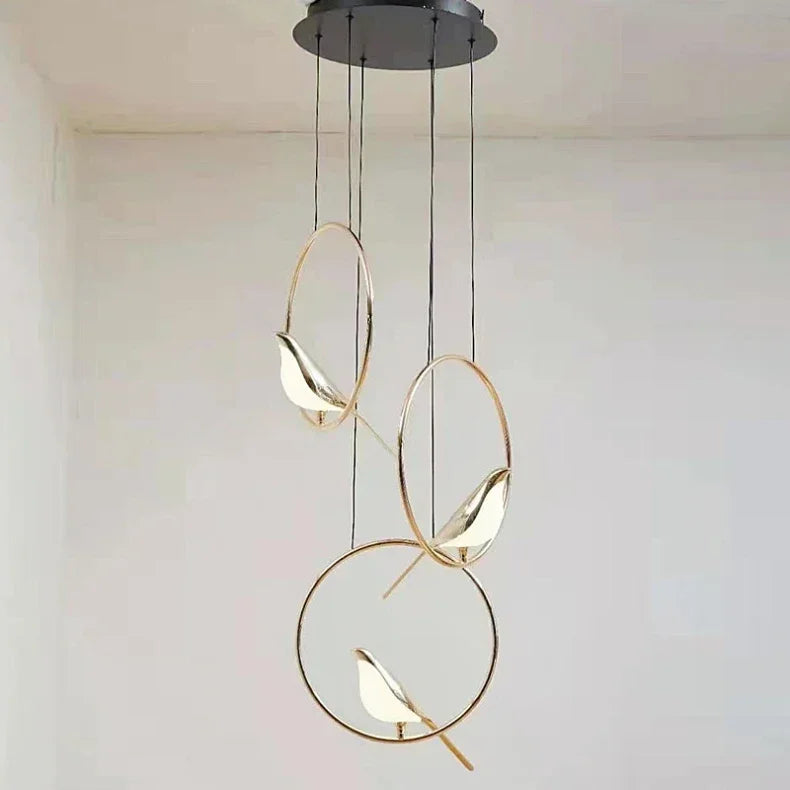 Golden Magpie Wall Lamp