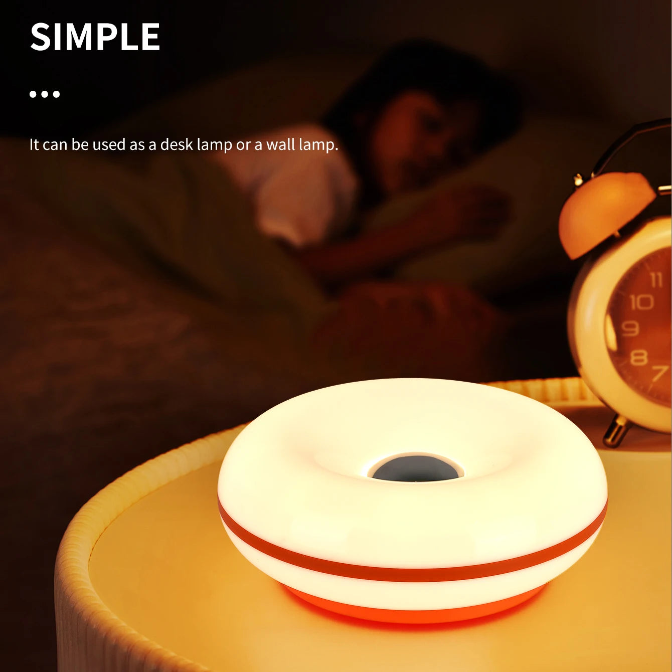 Modern Donut Desk Light