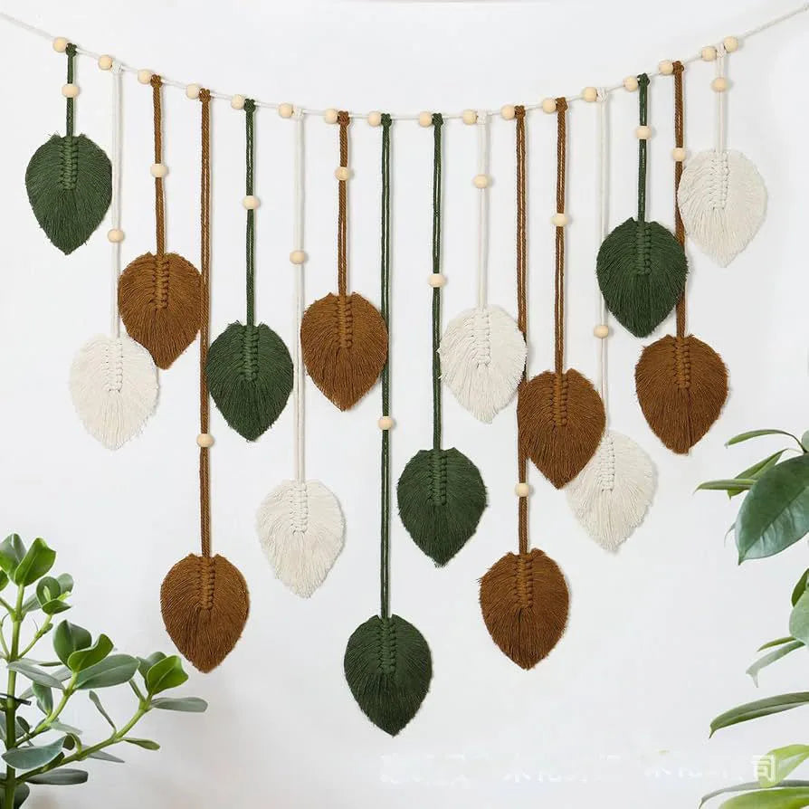 Bohemian Leaf Wall Tapestry