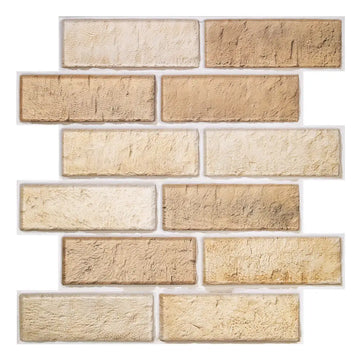 3D Faux Brick Panels