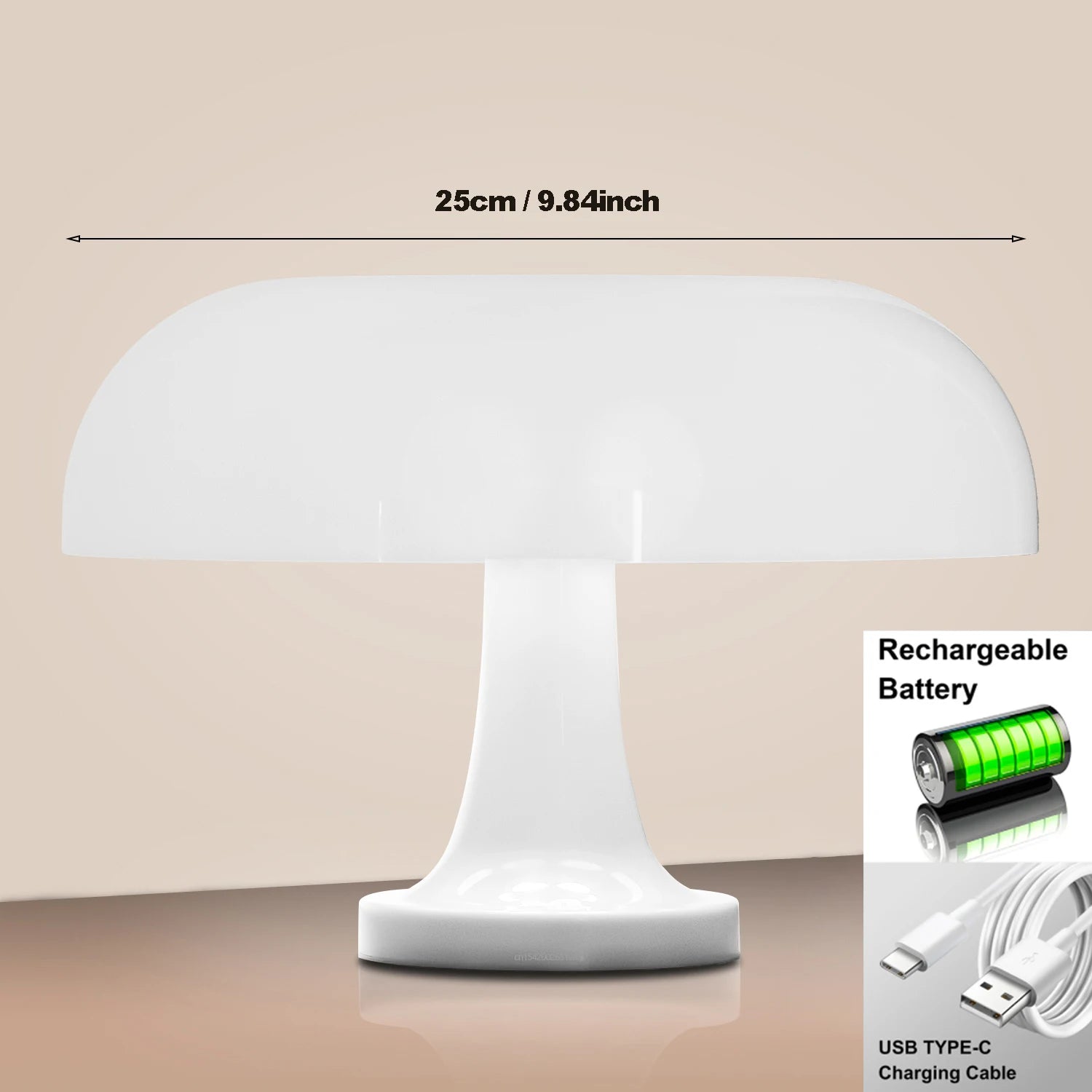 Modern Mushroom Table Lamp