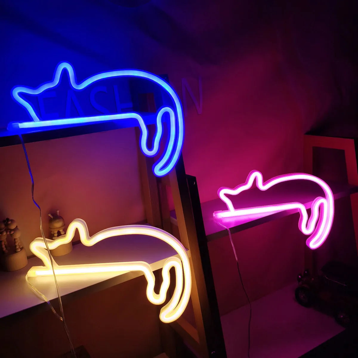 Cat LED Neon Sign