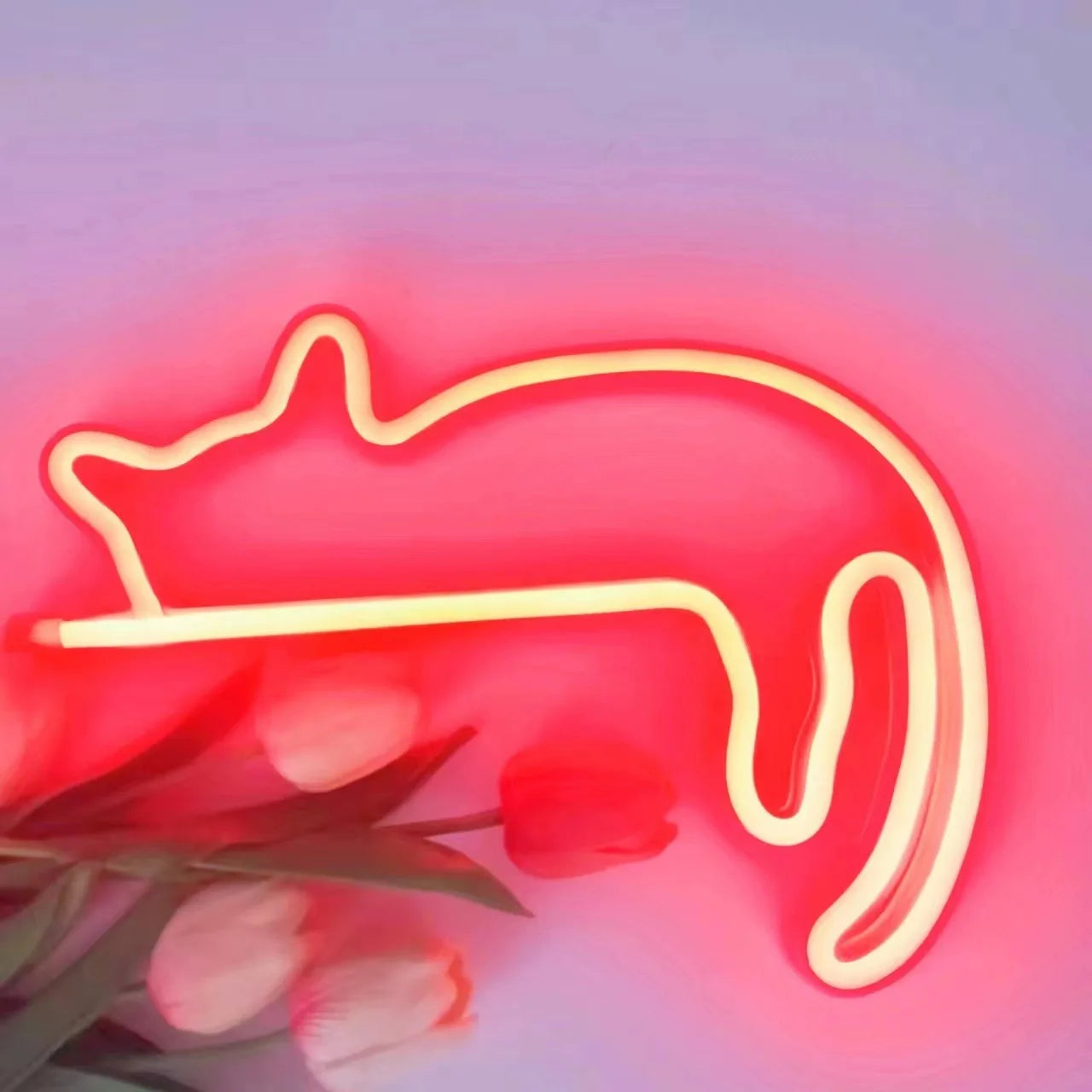 Cat LED Neon Sign